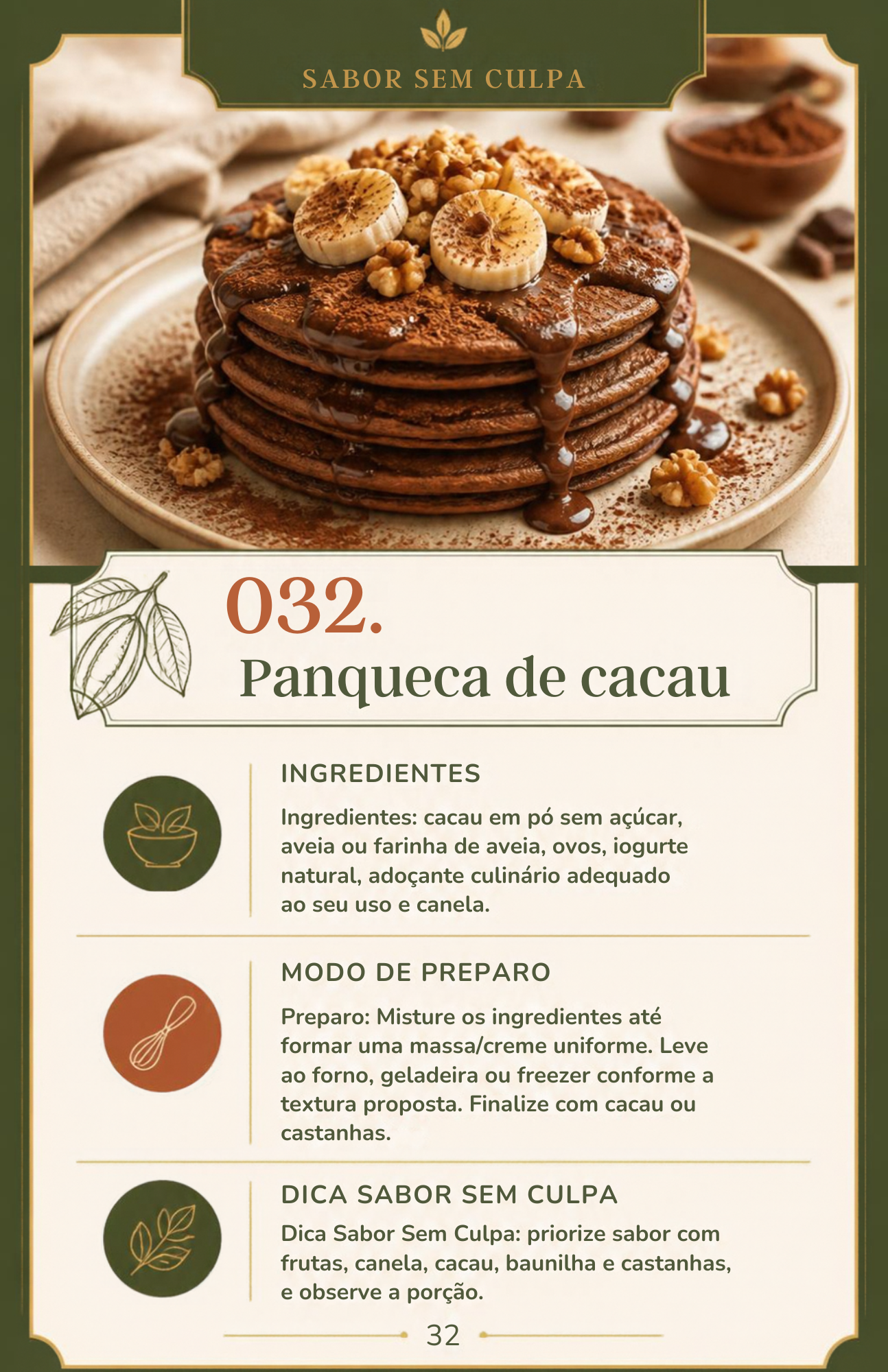 Página real do Sabor Sem Culpa