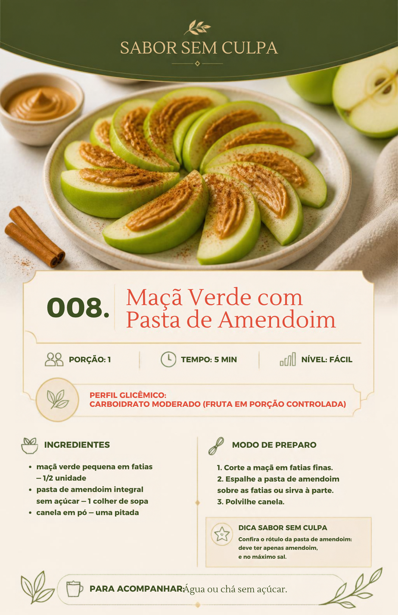 Página real do Sabor Sem Culpa