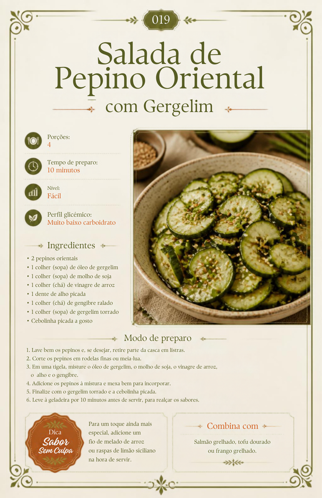 Página real do Sabor Sem Culpa
