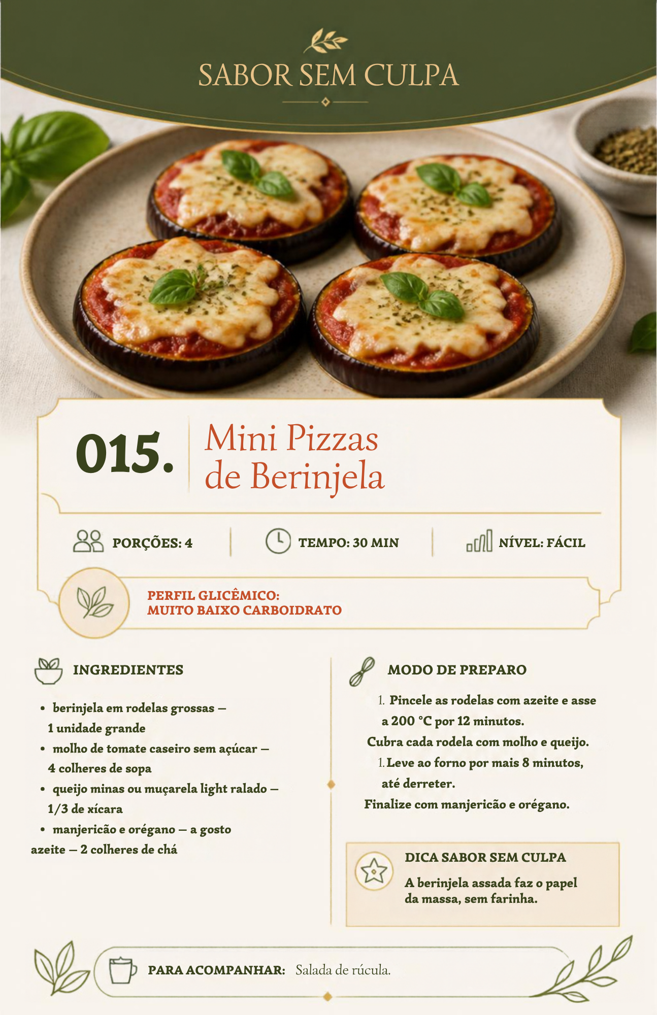Página real do Sabor Sem Culpa